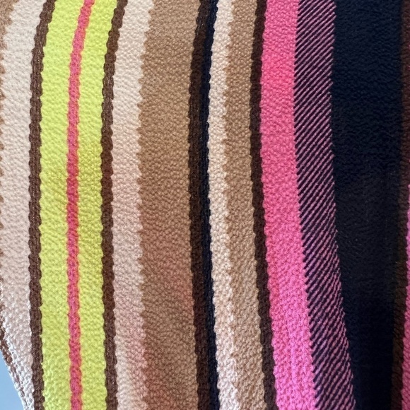 NWT. Nordstrom Eci Short Sleeve Surplice Stripe Waist Tie Maxi Dress. Size Small - Picture 13 of 14